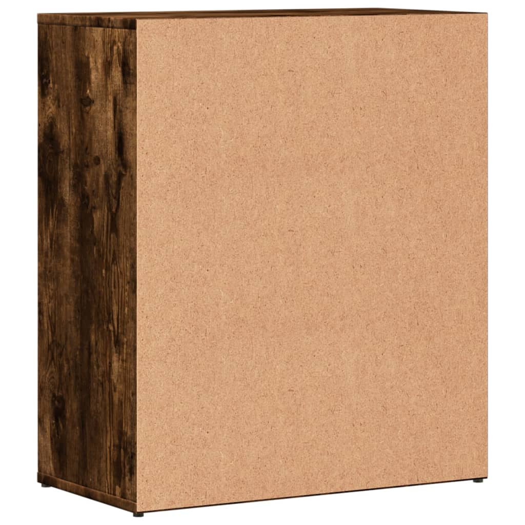 Dressoir 60x31x70 cm bewerkt hout gerookt eikenkleurig is nu te koop bij PeponiXL, paradijselijk wonen!