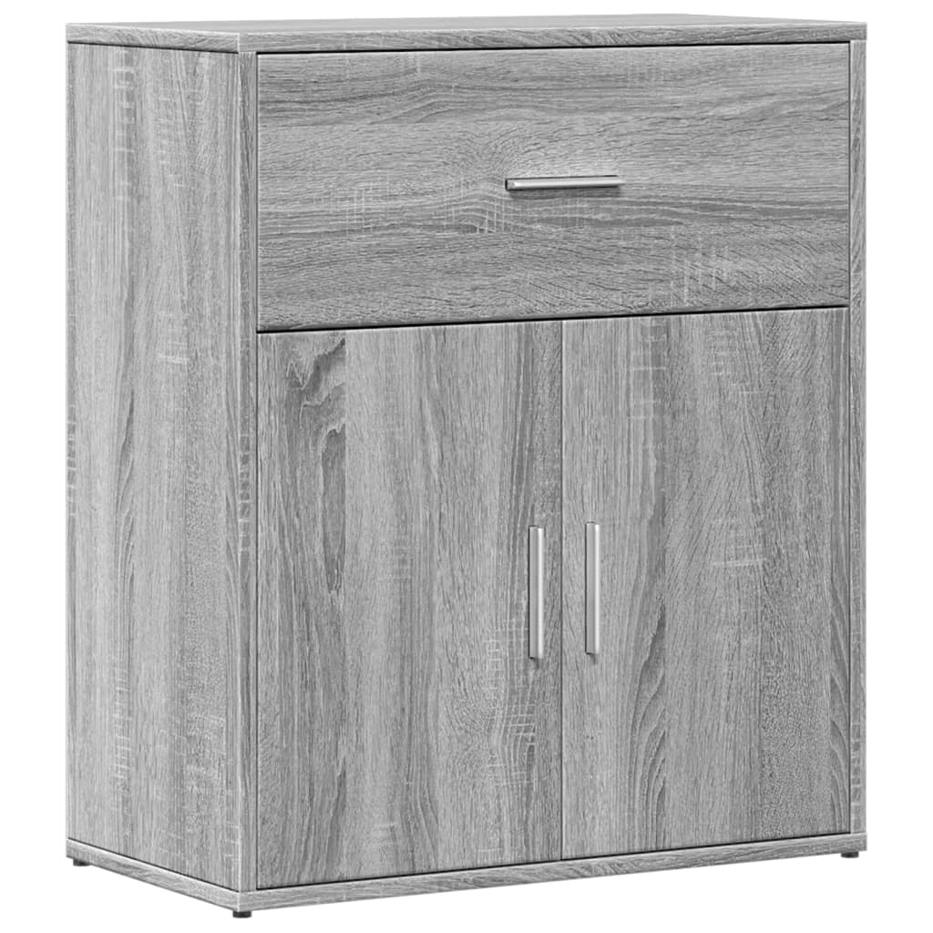 Dressoir 60x31x70 cm bewerkt hout grijs sonoma is nu te koop bij PeponiXL, paradijselijk wonen!