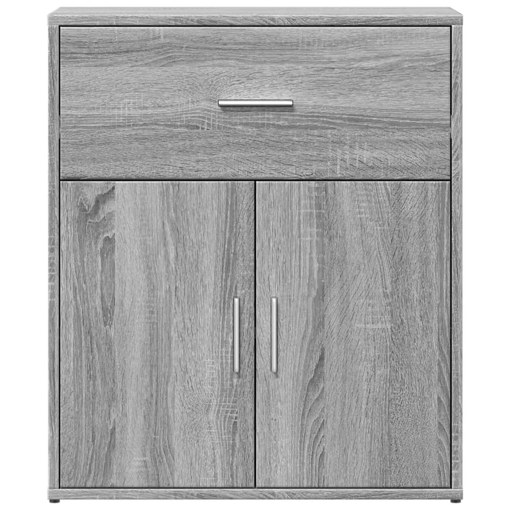 Dressoir 60x31x70 cm bewerkt hout grijs sonoma is nu te koop bij PeponiXL, paradijselijk wonen!