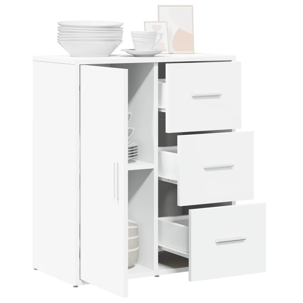 Dressoir 60x31x70 cm bewerkt hout wit is nu te koop bij PeponiXL, paradijselijk wonen!
