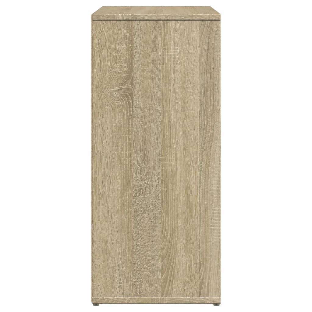 Dressoir 60x31x70 cm bewerkt hout sonoma eikenkleurig is nu te koop bij PeponiXL, paradijselijk wonen!