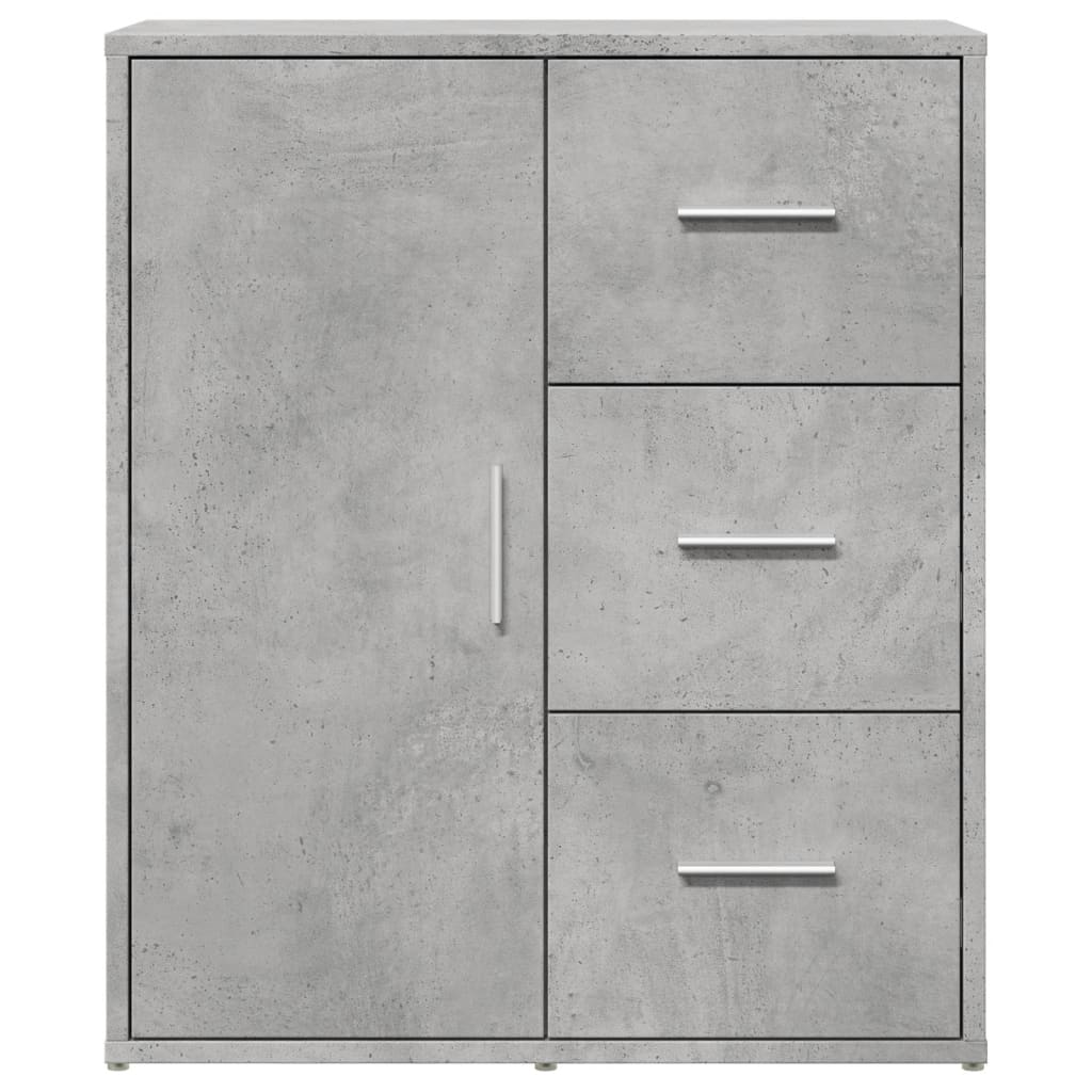 Dressoir 60x31x70 cm bewerkt hout betongrijs is nu te koop bij PeponiXL, paradijselijk wonen!