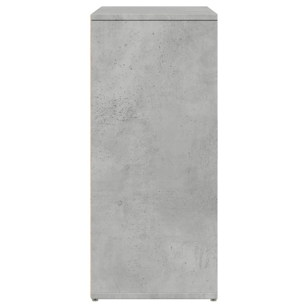 Dressoir 60x31x70 cm bewerkt hout betongrijs is nu te koop bij PeponiXL, paradijselijk wonen!