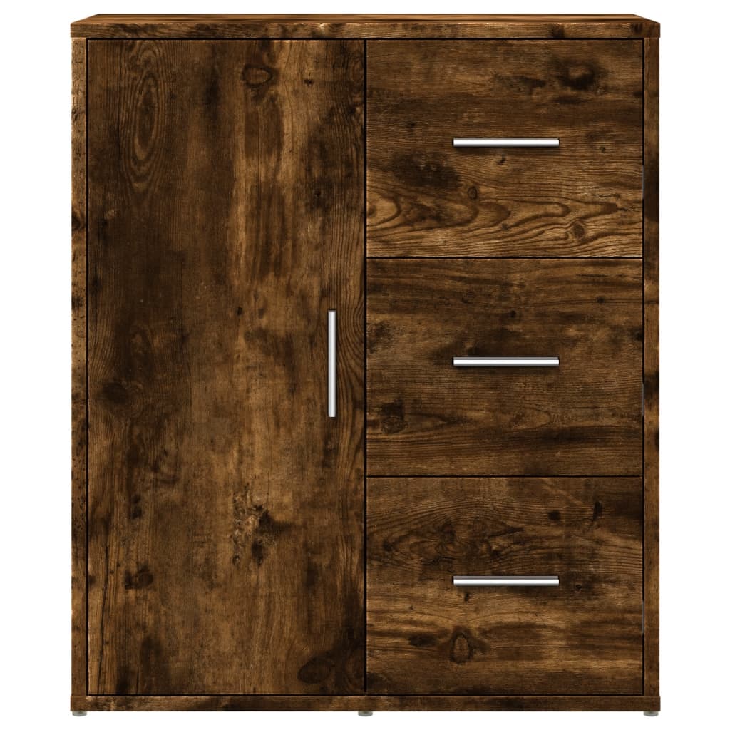 Dressoir 60x31x70 cm bewerkt hout gerookt eikenkleurig is nu te koop bij PeponiXL, paradijselijk wonen!