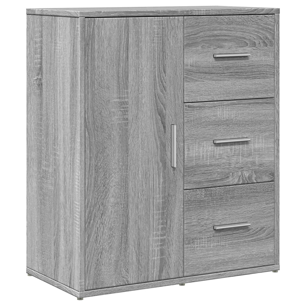 Dressoir 60x31x70 cm bewerkt hout grijs sonoma is nu te koop bij PeponiXL, paradijselijk wonen!