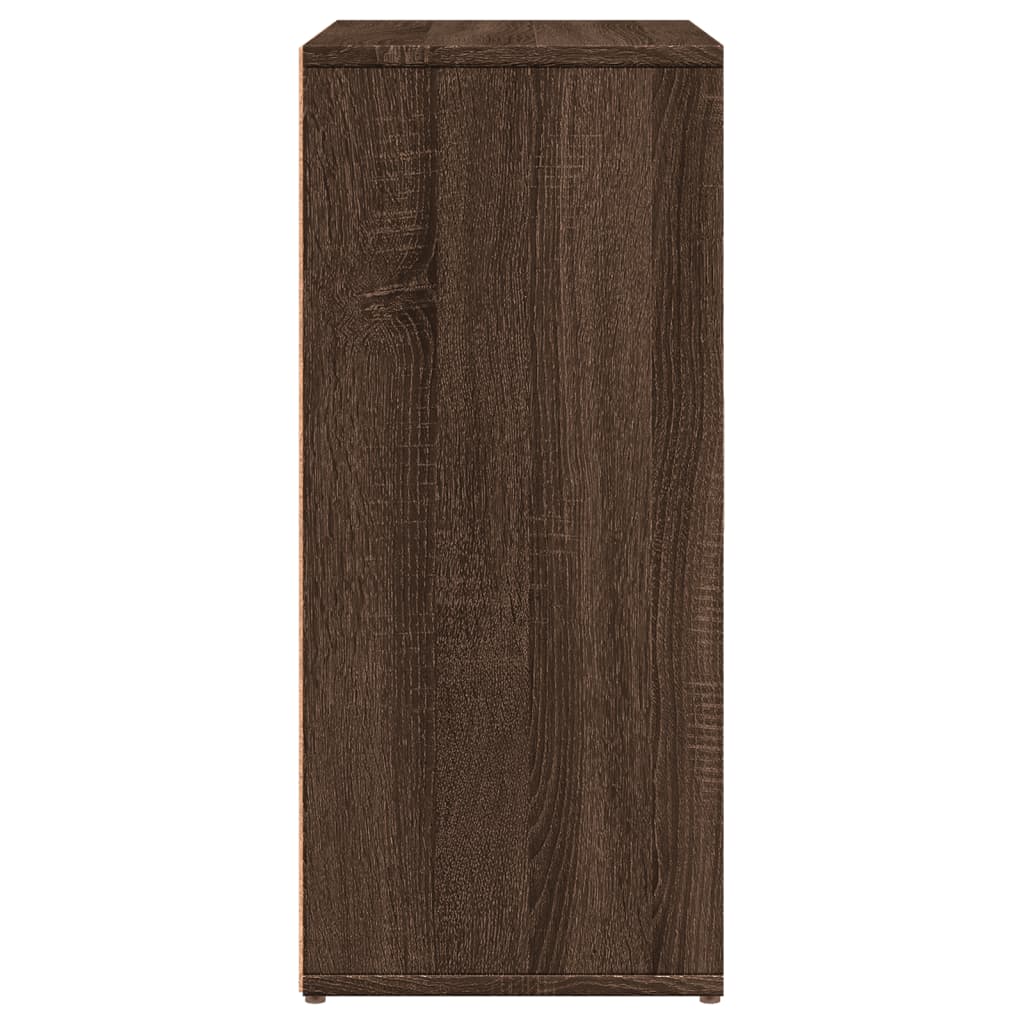 Dressoir 60x31x70 cm bewerkt hout bruin eikenkleurig is nu te koop bij PeponiXL, paradijselijk wonen!