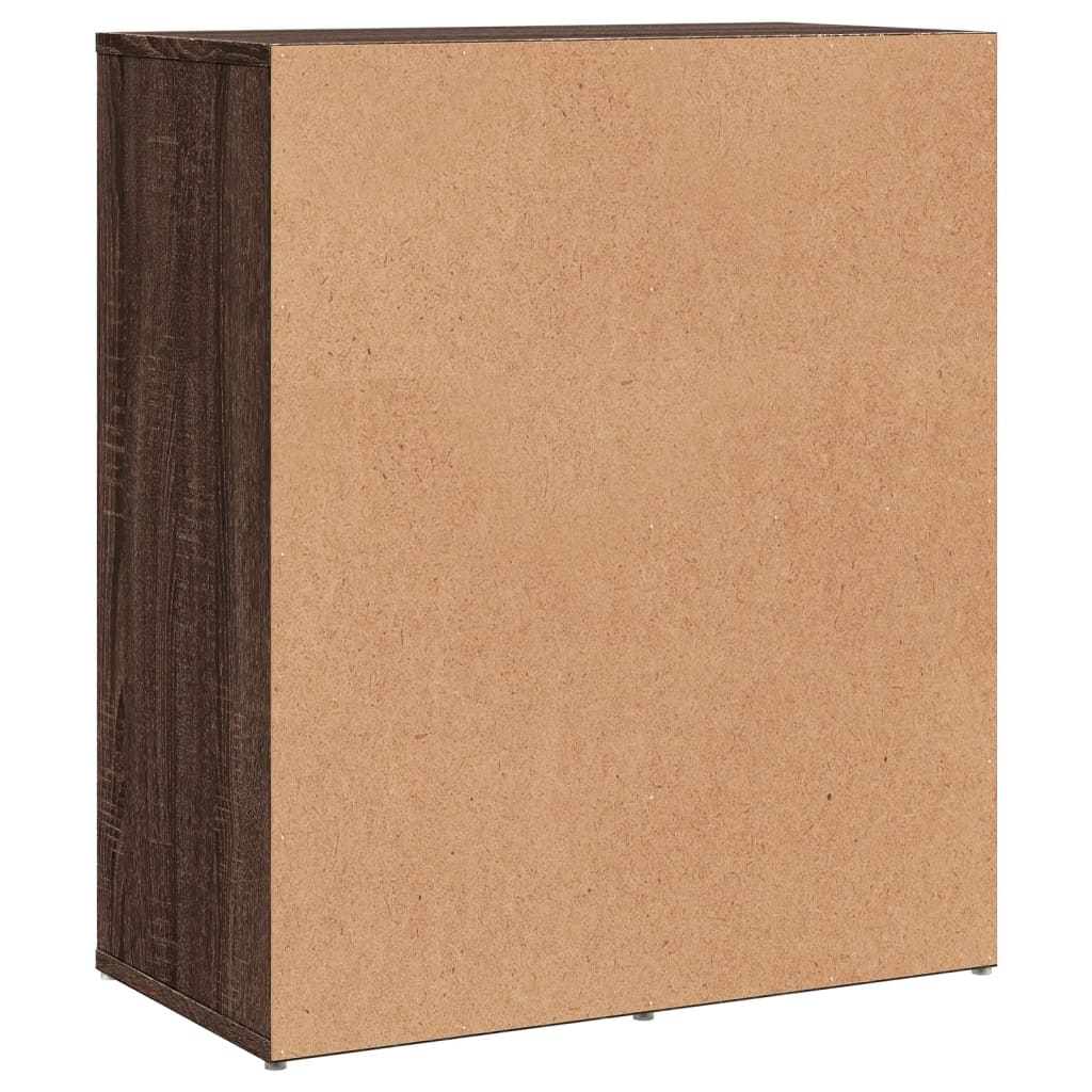 Dressoir 60x31x70 cm bewerkt hout bruin eikenkleurig is nu te koop bij PeponiXL, paradijselijk wonen!
