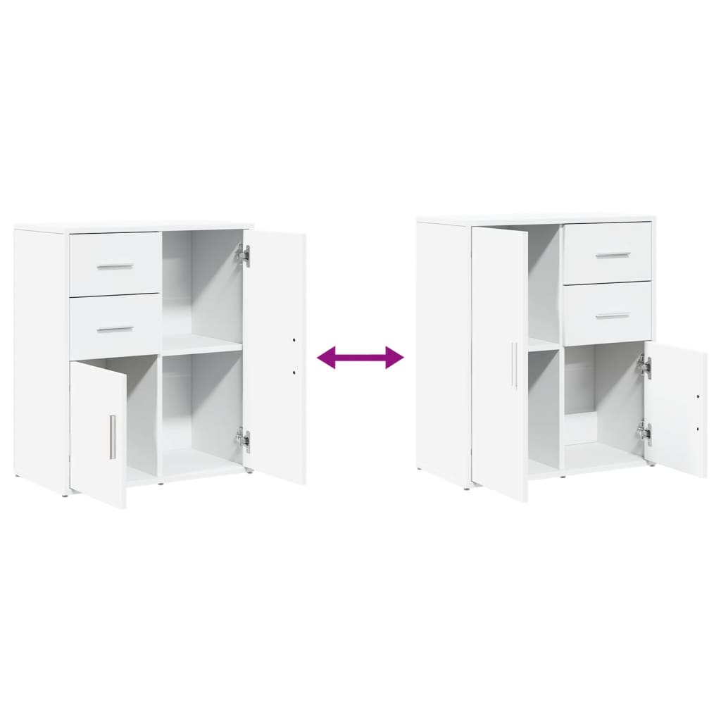 Dressoir 60x31x70 cm bewerkt hout wit is nu te koop bij PeponiXL, paradijselijk wonen!