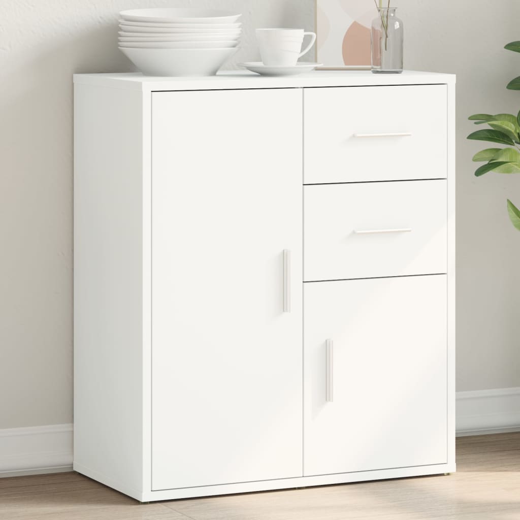 Dressoir 60x31x70 cm bewerkt hout wit is nu te koop bij PeponiXL, paradijselijk wonen!