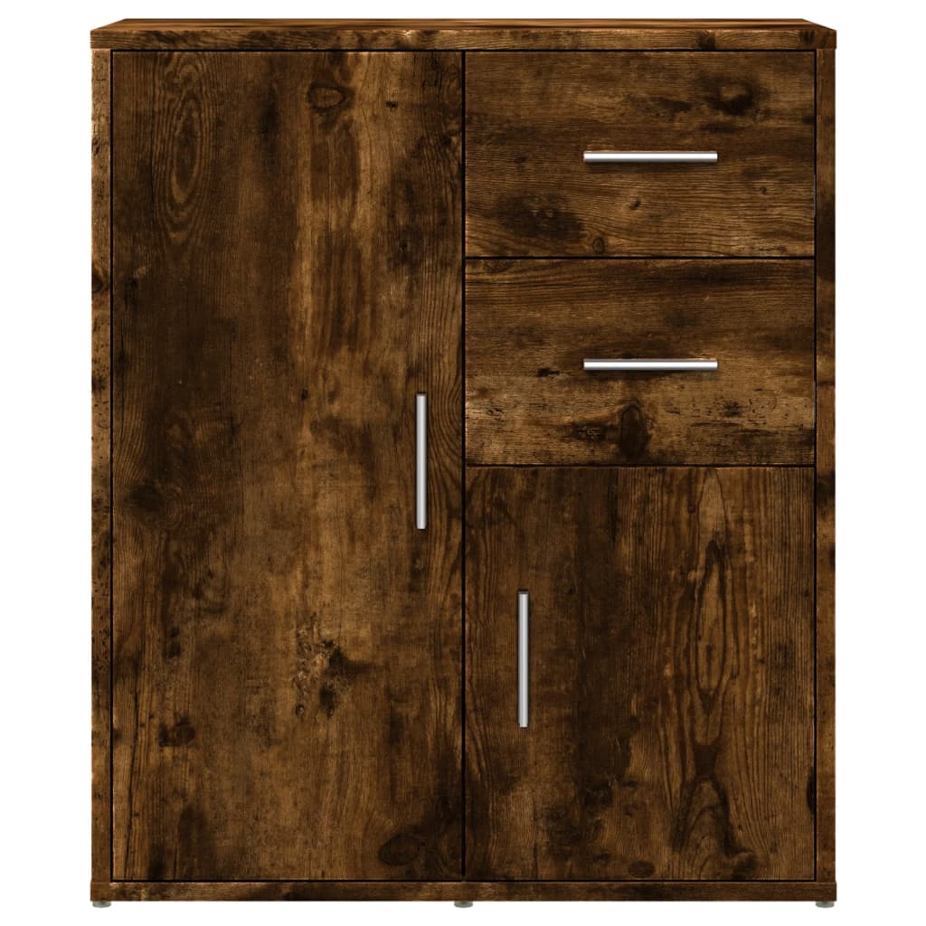 Dressoir 60x31x70 cm bewerkt hout gerookt eikenkleurig is nu te koop bij PeponiXL, paradijselijk wonen!