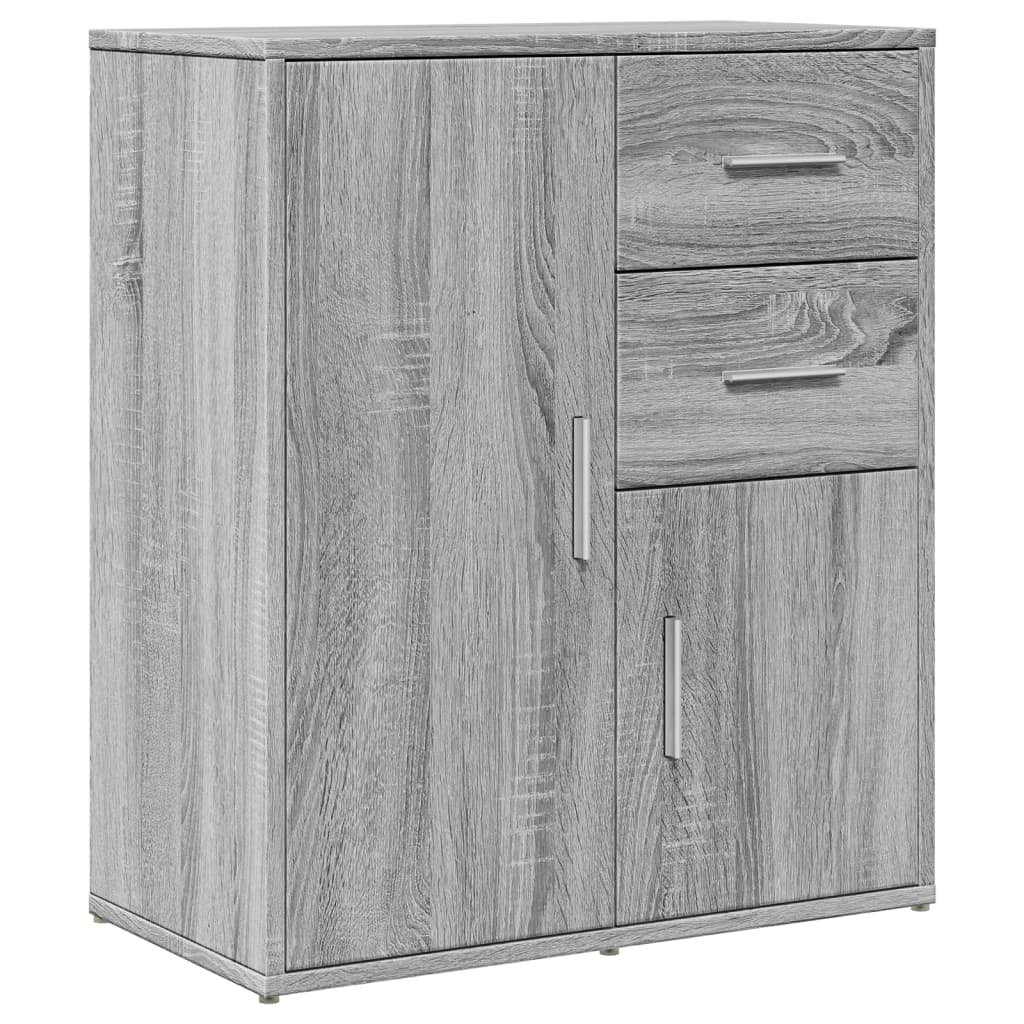 Dressoir 60x31x70 cm bewerkt hout grijs sonoma is nu te koop bij PeponiXL, paradijselijk wonen!