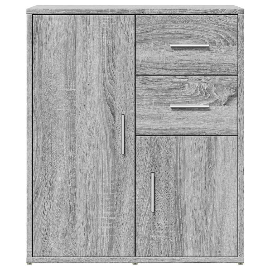 Dressoir 60x31x70 cm bewerkt hout grijs sonoma is nu te koop bij PeponiXL, paradijselijk wonen!