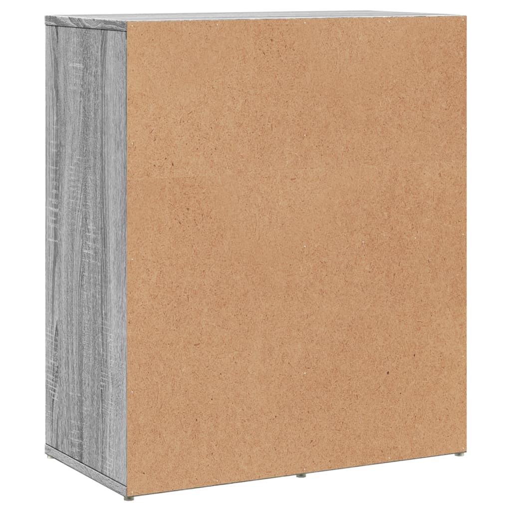 Dressoir 60x31x70 cm bewerkt hout grijs sonoma is nu te koop bij PeponiXL, paradijselijk wonen!