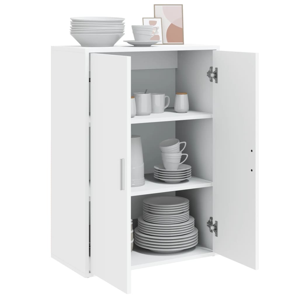 Dressoir 60x31x84 cm bewerkt hout wit is nu te koop bij PeponiXL, paradijselijk wonen!