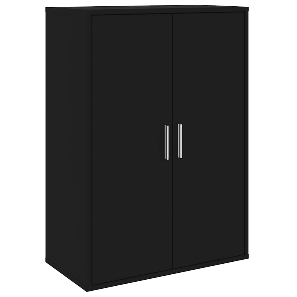 Dressoir 60x31x84 cm bewerkt hout zwart is nu te koop bij PeponiXL, paradijselijk wonen!