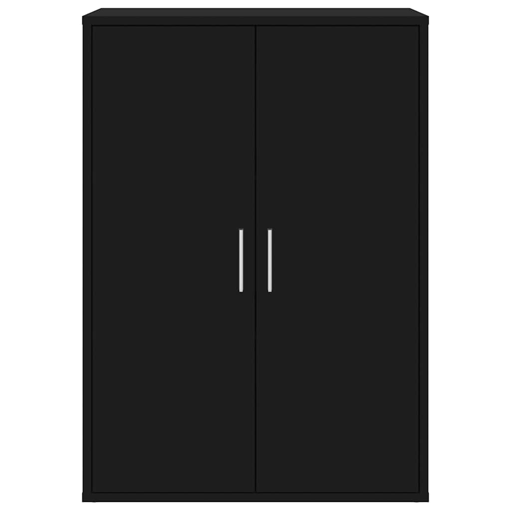 Dressoir 60x31x84 cm bewerkt hout zwart is nu te koop bij PeponiXL, paradijselijk wonen!