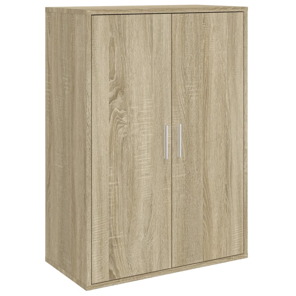 Dressoir 60x31x84 cm bewerkt hout sonoma eikenkleurig is nu te koop bij PeponiXL, paradijselijk wonen!