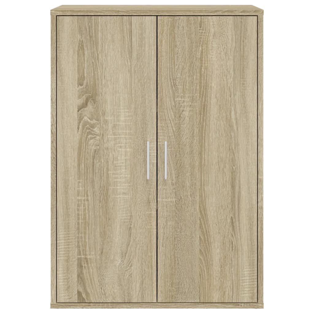 Dressoir 60x31x84 cm bewerkt hout sonoma eikenkleurig is nu te koop bij PeponiXL, paradijselijk wonen!