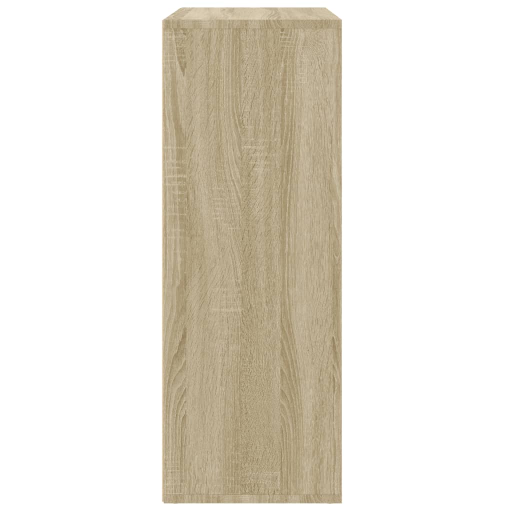 Dressoir 60x31x84 cm bewerkt hout sonoma eikenkleurig is nu te koop bij PeponiXL, paradijselijk wonen!