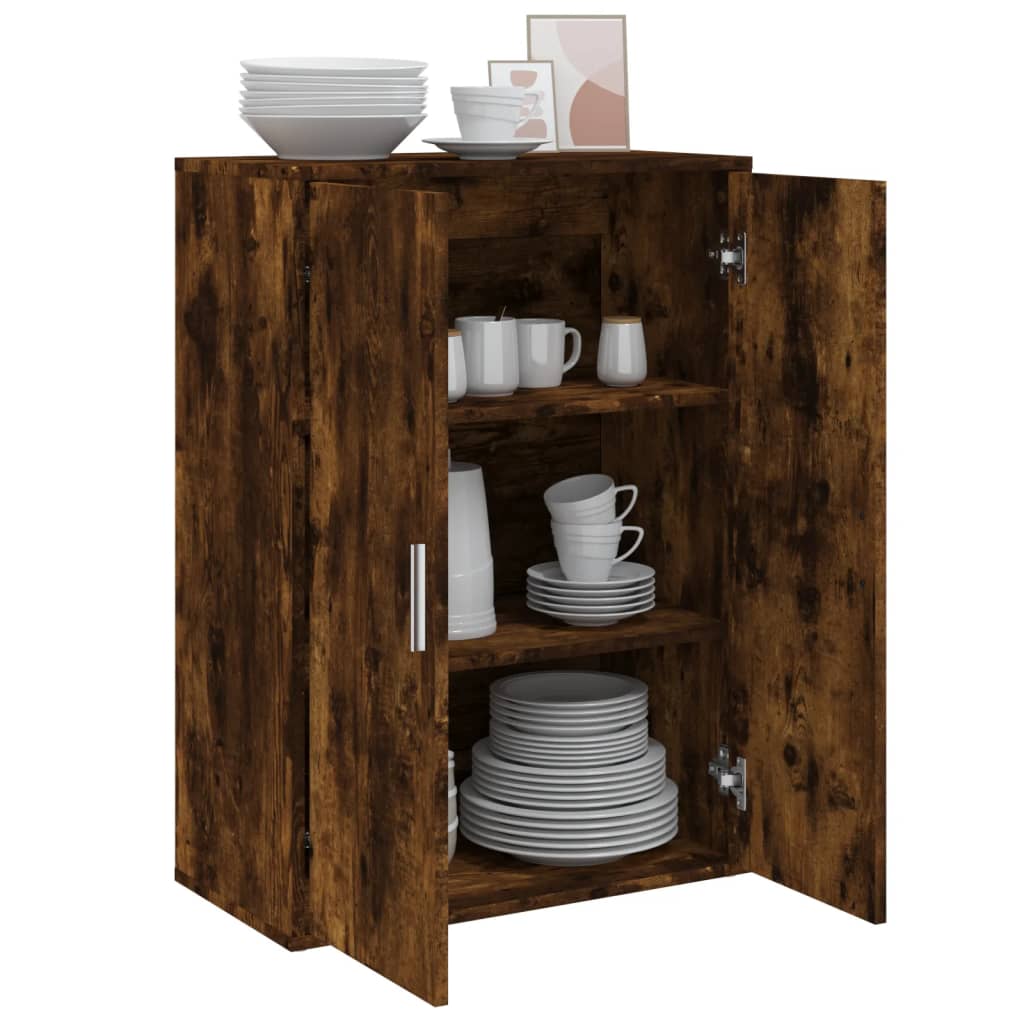 Dressoir 60x31x84 cm bewerkt hout gerookt eikenkleurig is nu te koop bij PeponiXL, paradijselijk wonen!