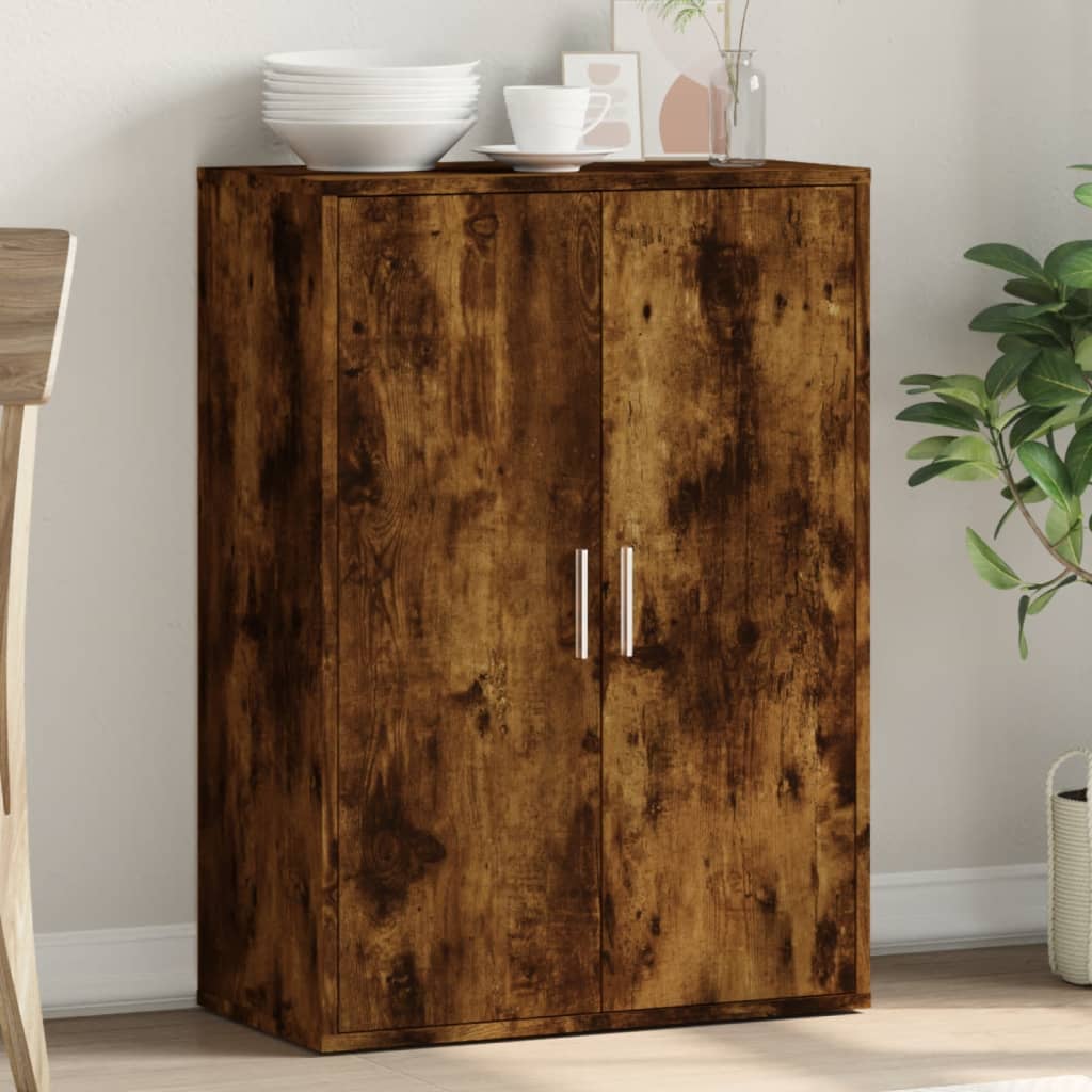 Dressoir 60x31x84 cm bewerkt hout gerookt eikenkleurig is nu te koop bij PeponiXL, paradijselijk wonen!