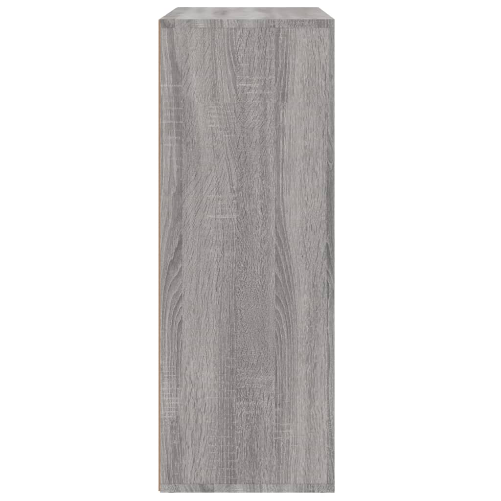 Dressoir 60x31x84 cm bewerkt hout grijs sonoma is nu te koop bij PeponiXL, paradijselijk wonen!