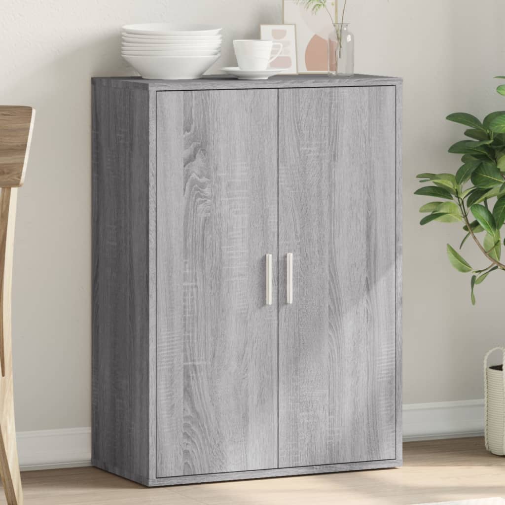 Dressoir 60x31x84 cm bewerkt hout grijs sonoma is nu te koop bij PeponiXL, paradijselijk wonen!