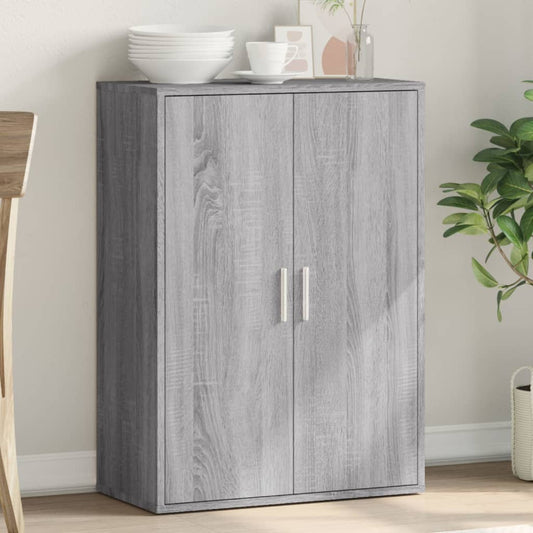Dressoir 60x31x84 cm bewerkt hout grijs sonoma is nu te koop bij PeponiXL, paradijselijk wonen!