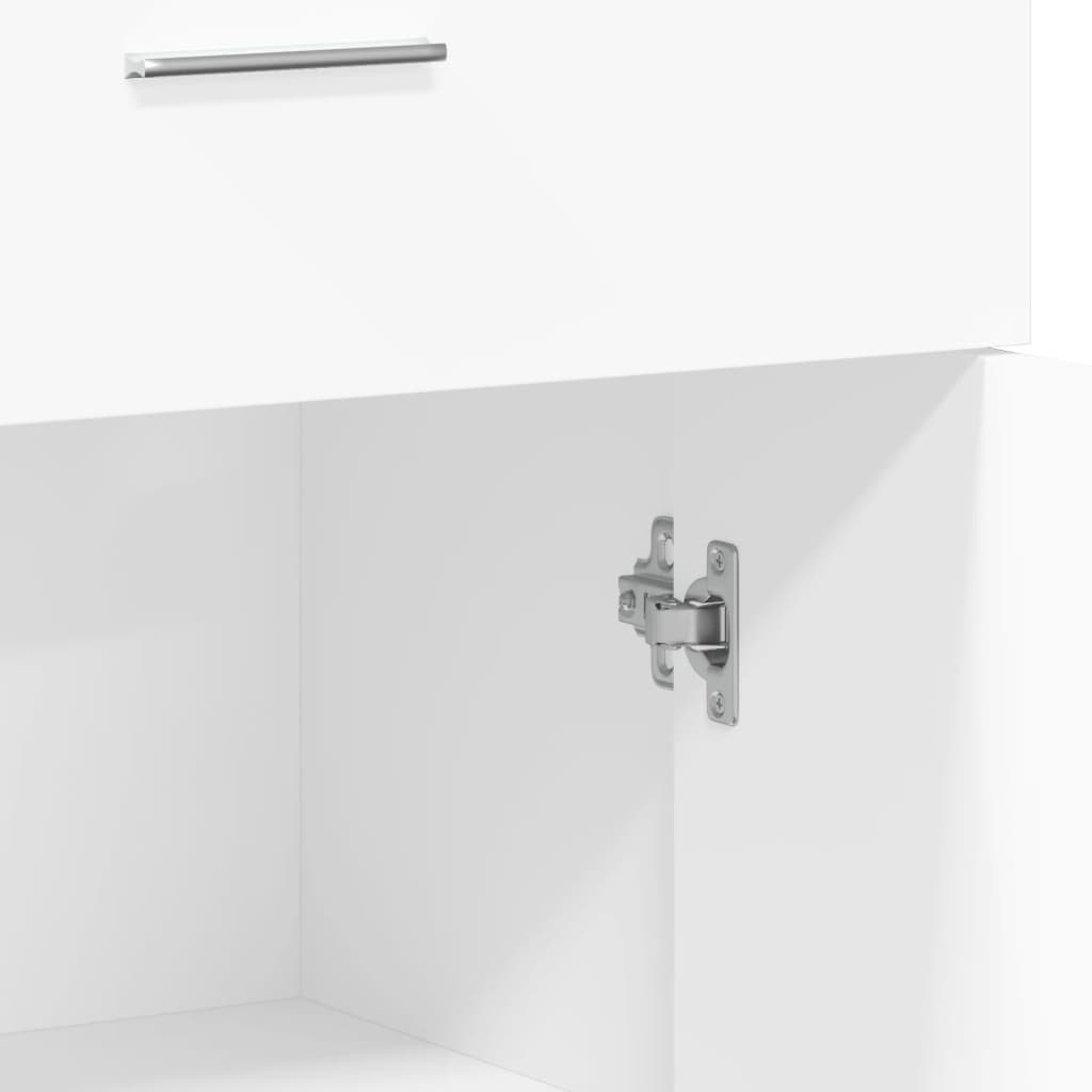 Dressoir 60x30x84 cm bewerkt hout wit is nu te koop bij PeponiXL, paradijselijk wonen!