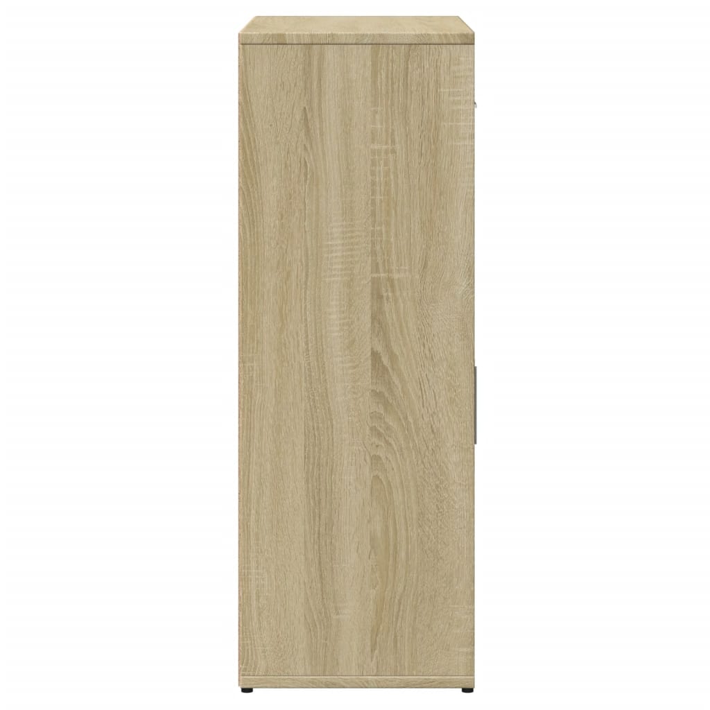 Dressoir 60x30x84 cm bewerkt hout sonoma eikenkleurig is nu te koop bij PeponiXL, paradijselijk wonen!