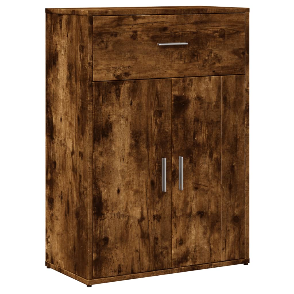 Dressoir 60x30x84 cm bewerkt hout gerookt eikenkleurig is nu te koop bij PeponiXL, paradijselijk wonen!