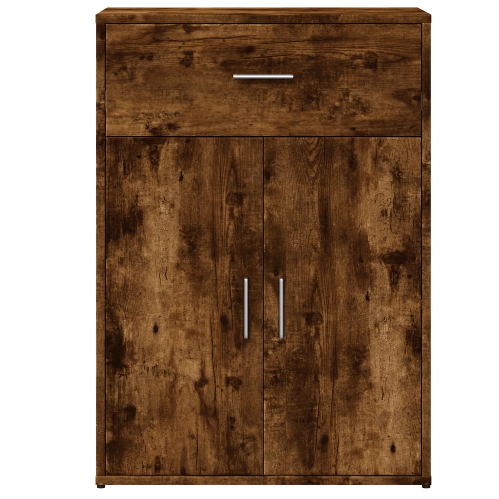Dressoir 60x30x84 cm bewerkt hout gerookt eikenkleurig is nu te koop bij PeponiXL, paradijselijk wonen!