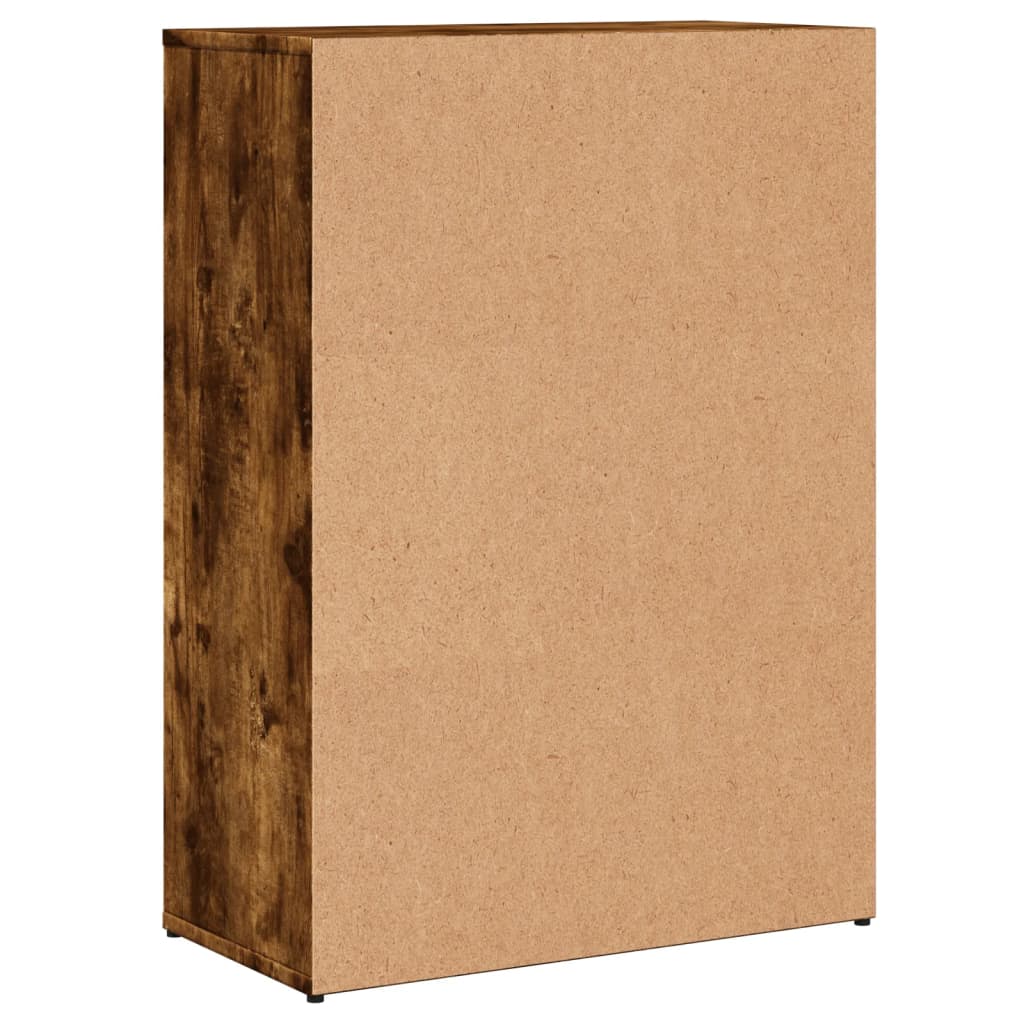 Dressoir 60x30x84 cm bewerkt hout gerookt eikenkleurig is nu te koop bij PeponiXL, paradijselijk wonen!