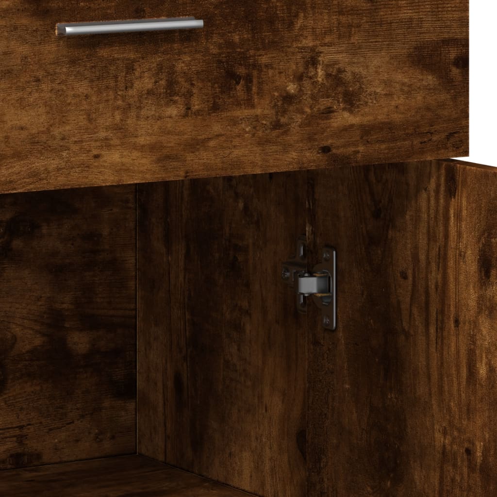 Dressoir 60x30x84 cm bewerkt hout gerookt eikenkleurig is nu te koop bij PeponiXL, paradijselijk wonen!