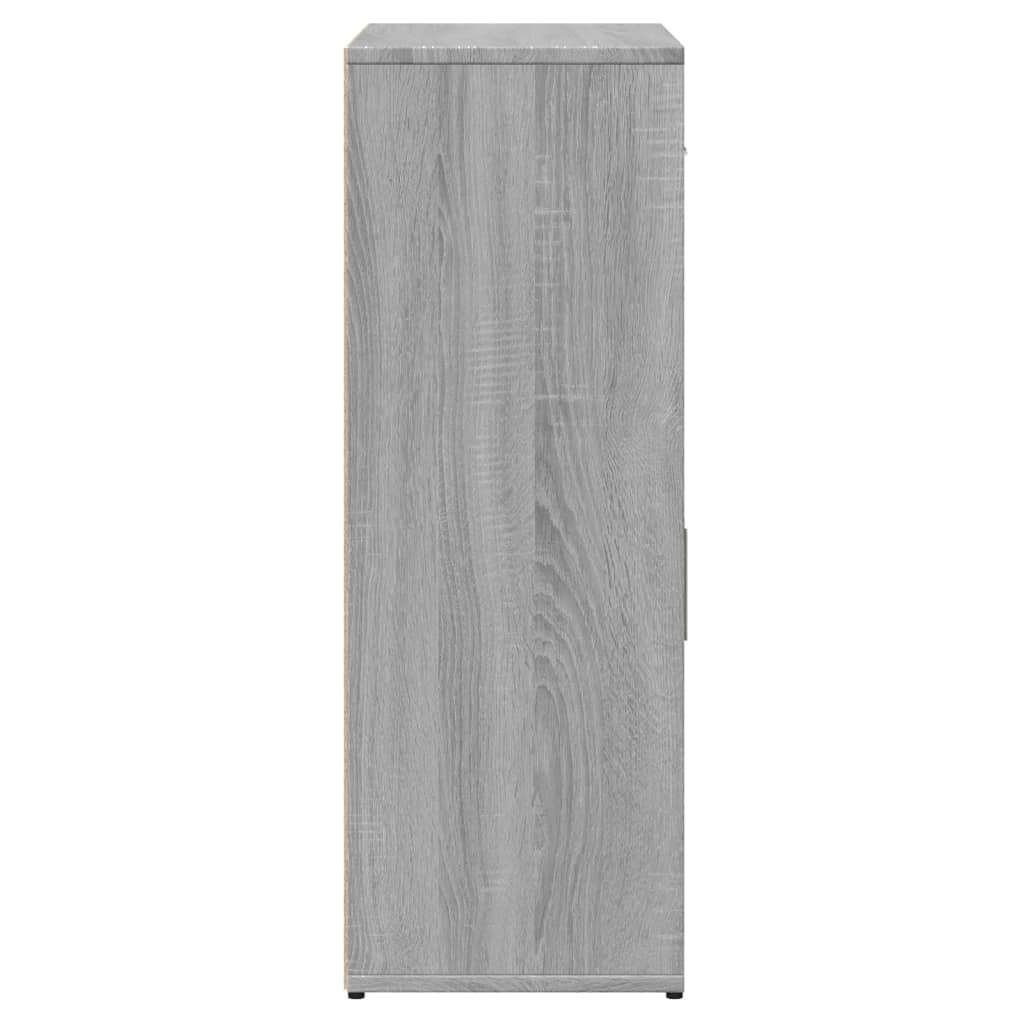 Dressoir 60x30x84 cm bewerkt hout grijs sonoma eikenkleurig is nu te koop bij PeponiXL, paradijselijk wonen!