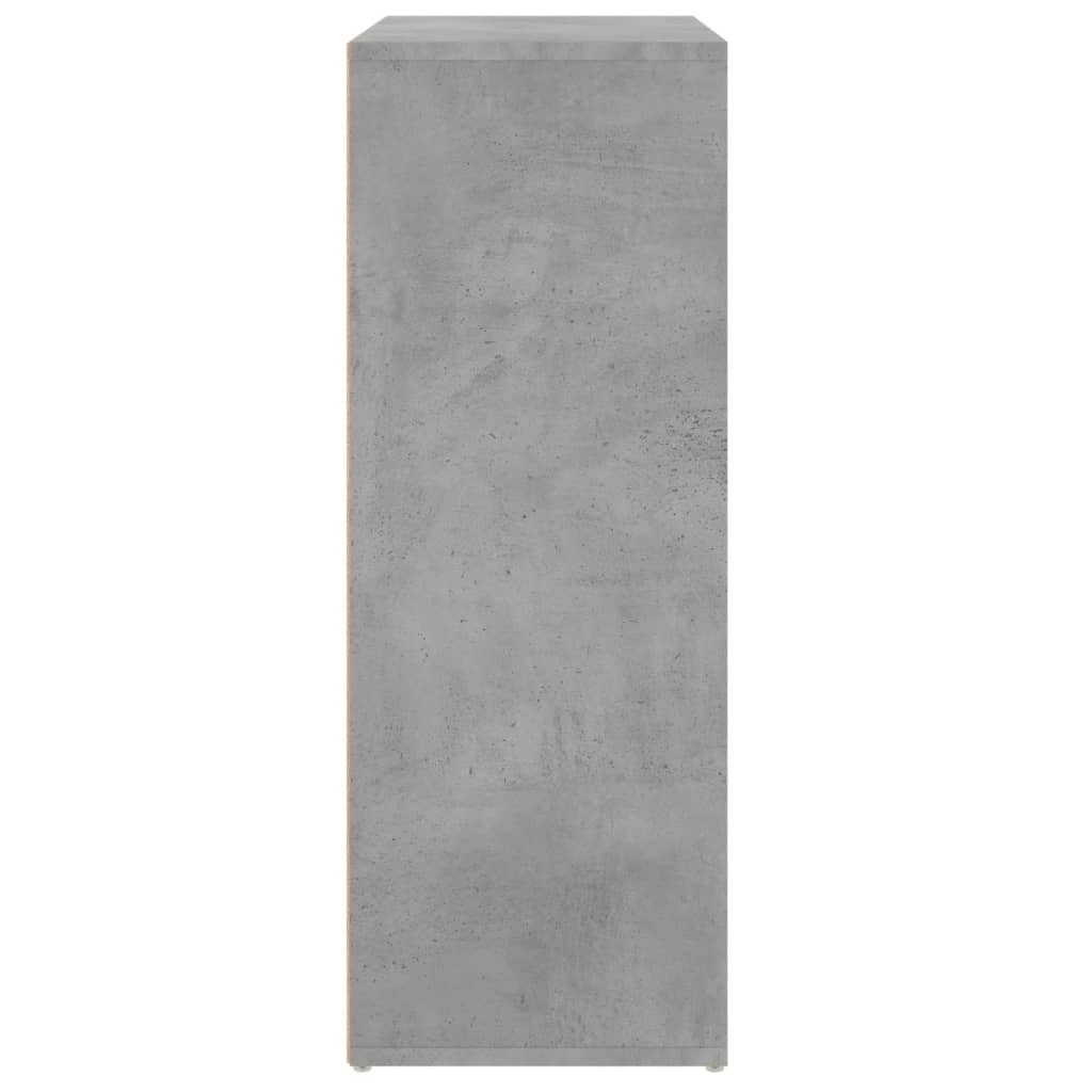 Dressoir 60x31x84 cm bewerkt hout betongrijs is nu te koop bij PeponiXL, paradijselijk wonen!