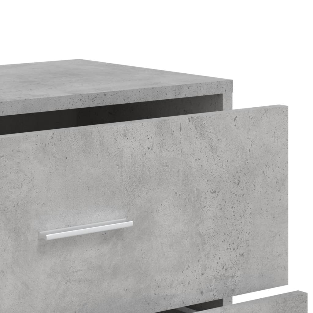 Dressoir 60x31x84 cm bewerkt hout betongrijs is nu te koop bij PeponiXL, paradijselijk wonen!