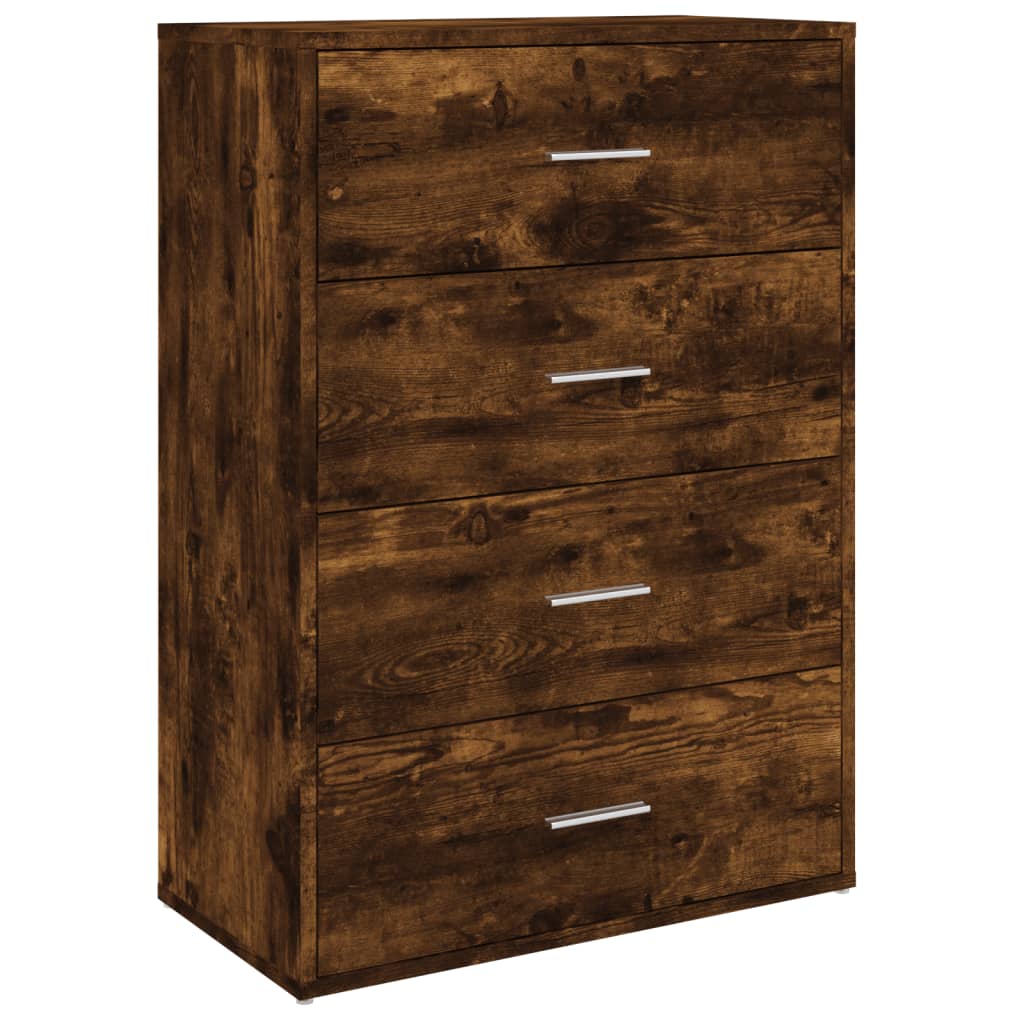 Dressoir 60x31x84 cm bewerkt hout gerookt eikenkleurig is nu te koop bij PeponiXL, paradijselijk wonen!