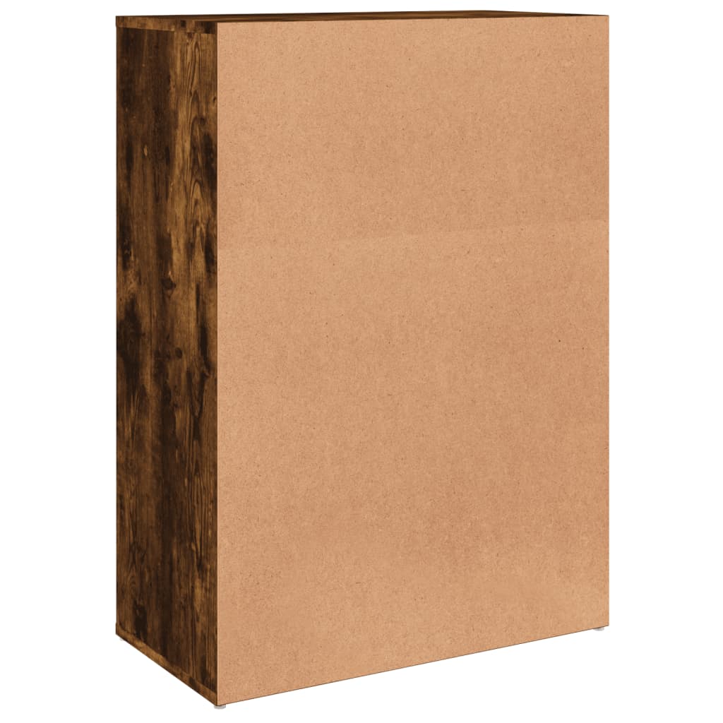 Dressoir 60x31x84 cm bewerkt hout gerookt eikenkleurig is nu te koop bij PeponiXL, paradijselijk wonen!