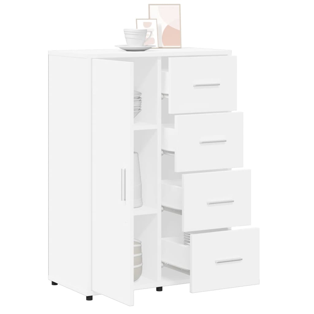 Dressoir 60x31x84 cm bewerkt hout wit is nu te koop bij PeponiXL, paradijselijk wonen!