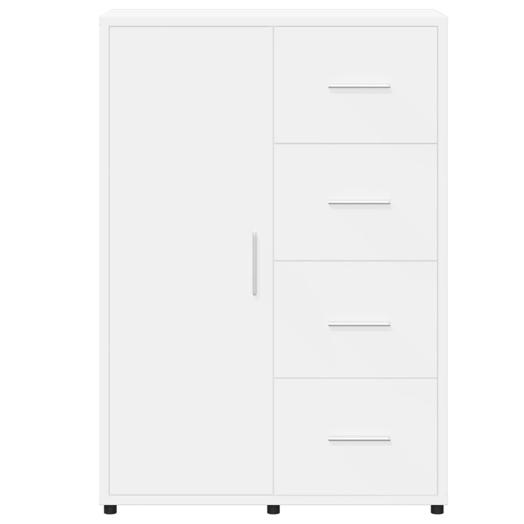 Dressoir 60x31x84 cm bewerkt hout wit is nu te koop bij PeponiXL, paradijselijk wonen!
