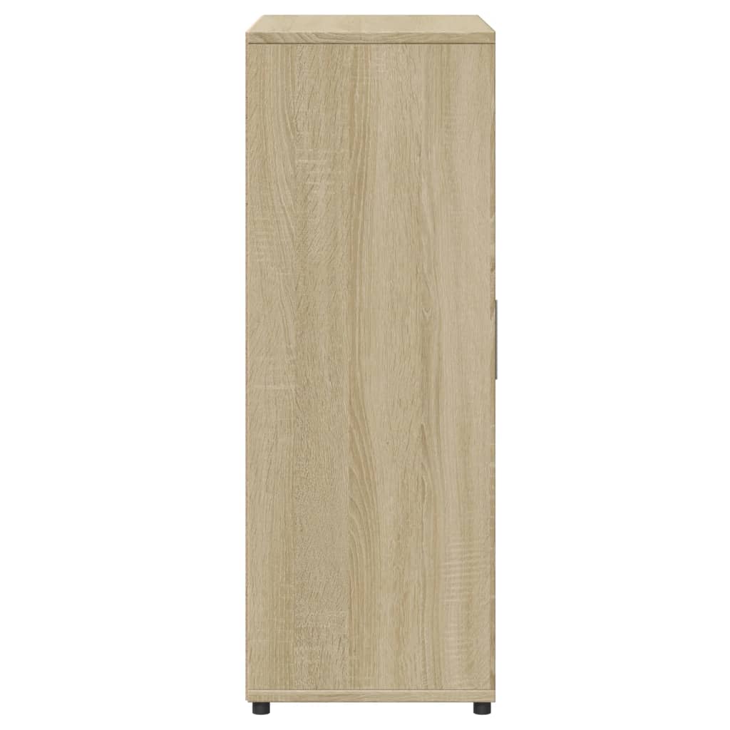 Dressoir 60x31x84 cm bewerkt hout sonoma eikenkleurig is nu te koop bij PeponiXL, paradijselijk wonen!
