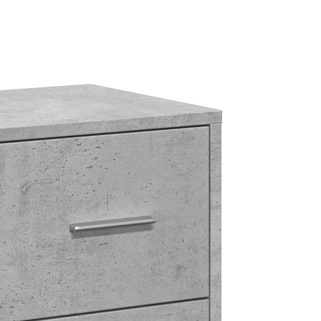 Dressoir 60x31x84 cm bewerkt hout betongrijs is nu te koop bij PeponiXL, paradijselijk wonen!