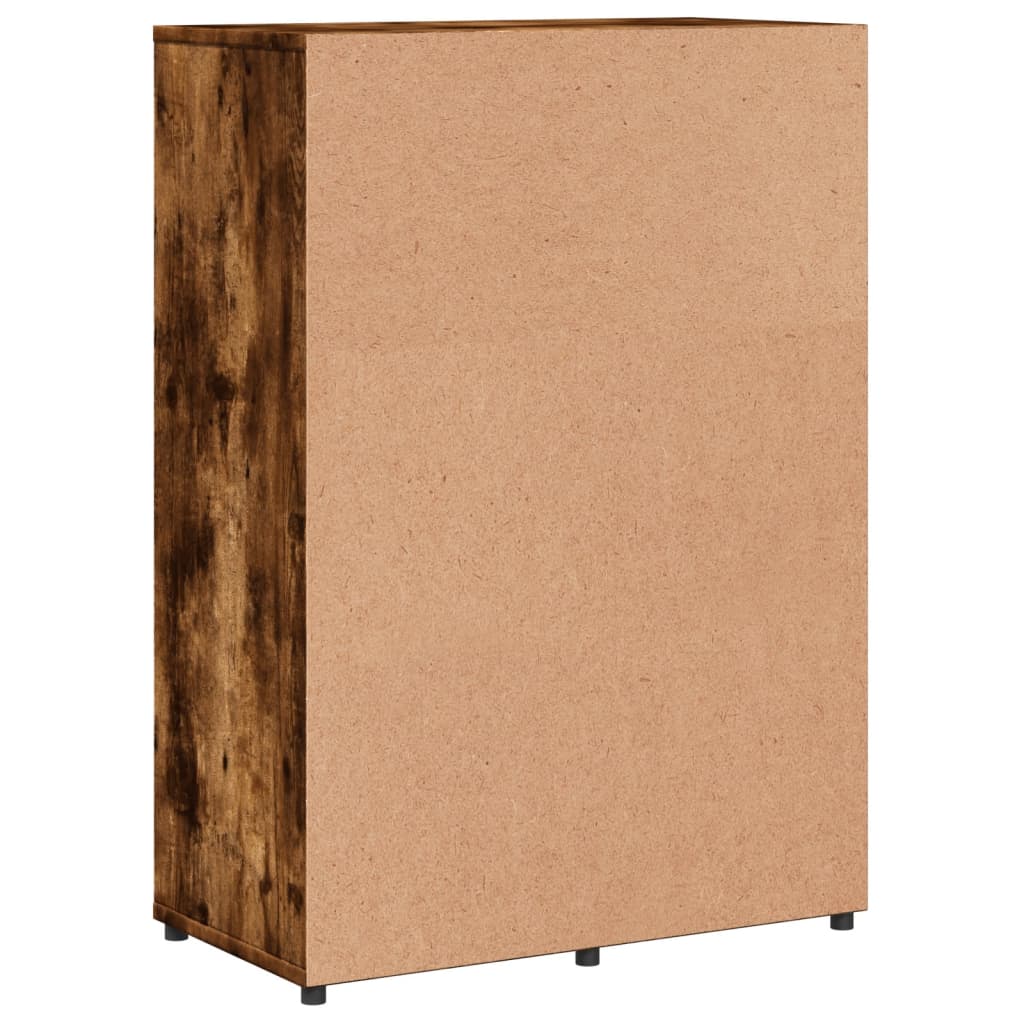 Dressoir 60x31x84 cm bewerkt hout gerookt eikenkleurig is nu te koop bij PeponiXL, paradijselijk wonen!