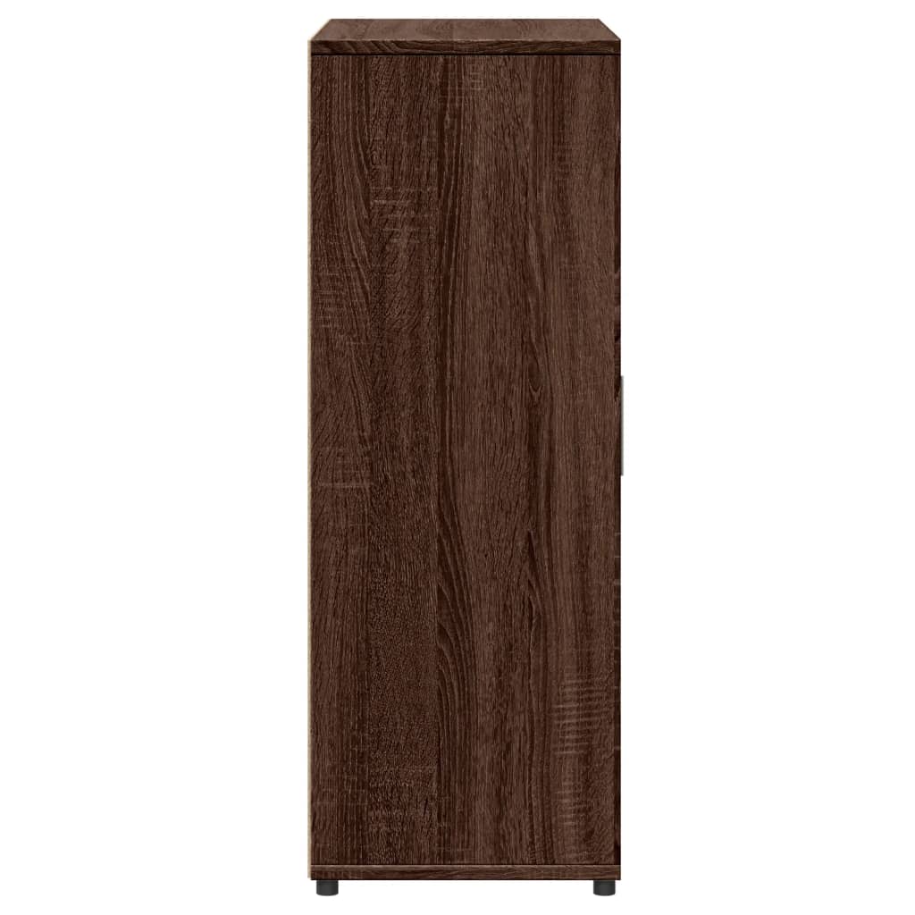 Dressoir 60x31x84 cm bewerkt hout bruin eikenkleur is nu te koop bij PeponiXL, paradijselijk wonen!