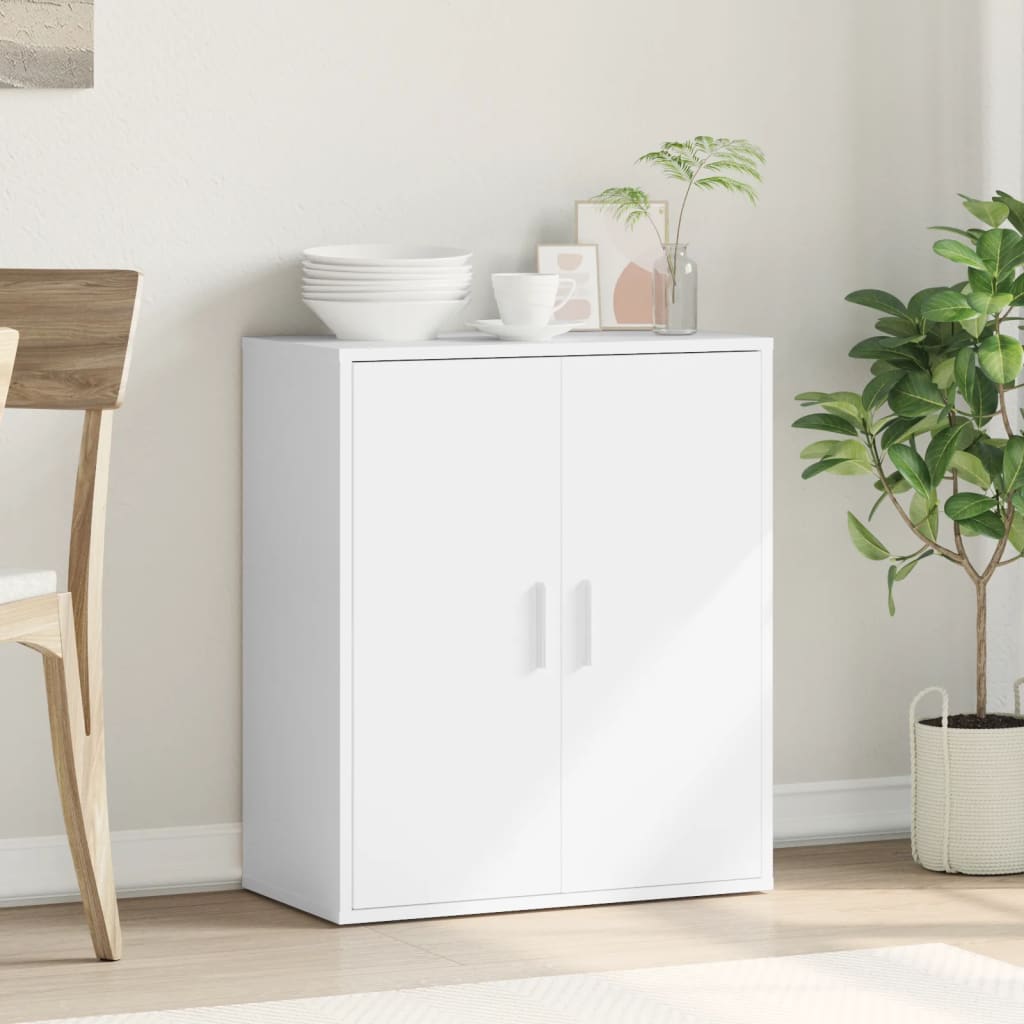Dressoir 79x38x80 cm bewerkt hout wit is nu te koop bij PeponiXL, paradijselijk wonen!