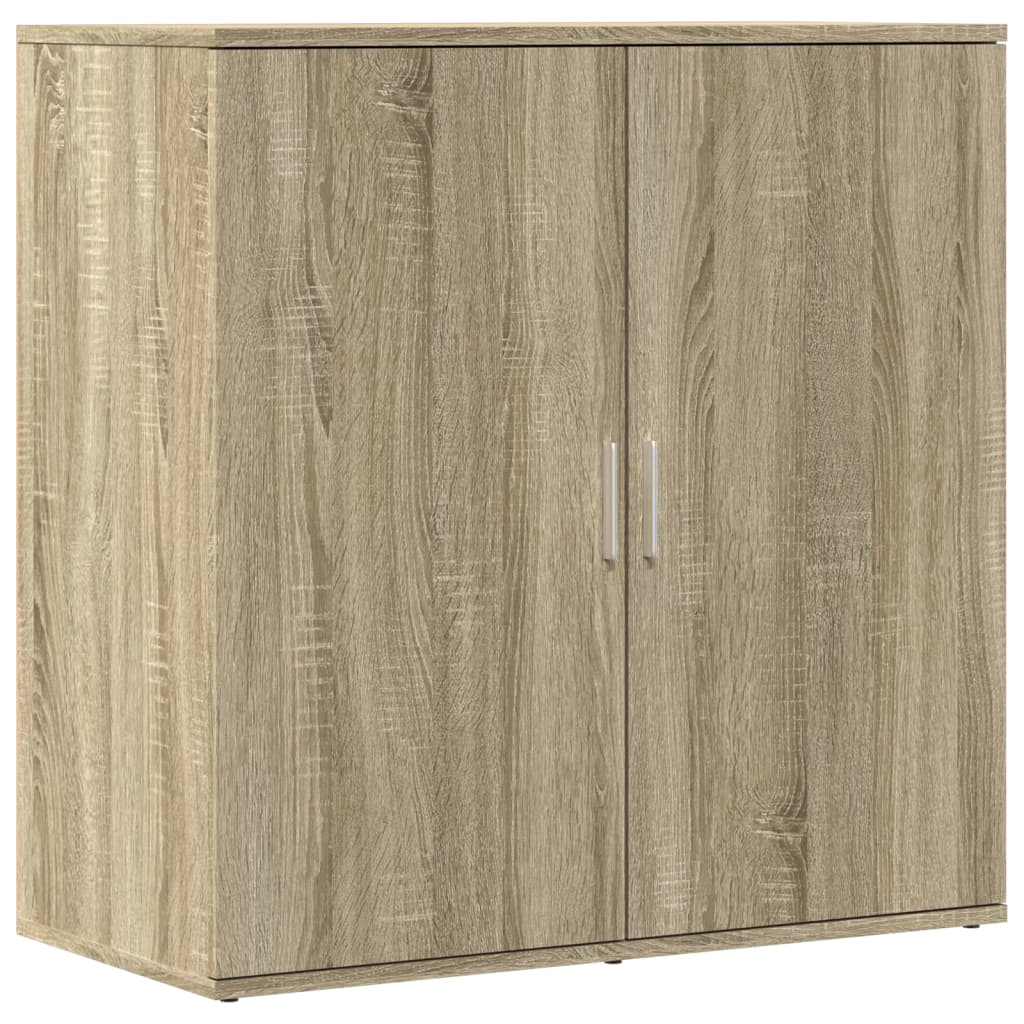 Dressoir 79x38x80 cm bewerkt hout sonoma eikenkleurig is nu te koop bij PeponiXL, paradijselijk wonen!