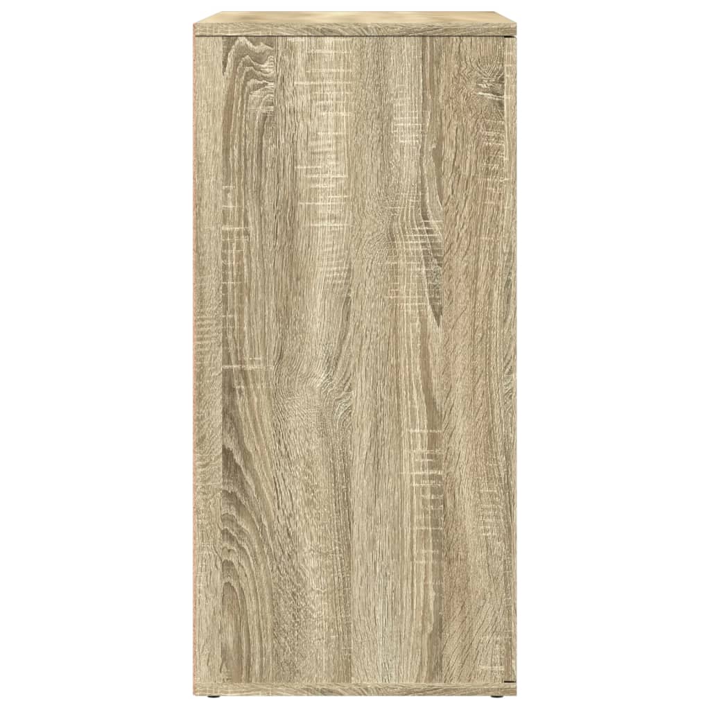 Dressoir 79x38x80 cm bewerkt hout sonoma eikenkleurig is nu te koop bij PeponiXL, paradijselijk wonen!