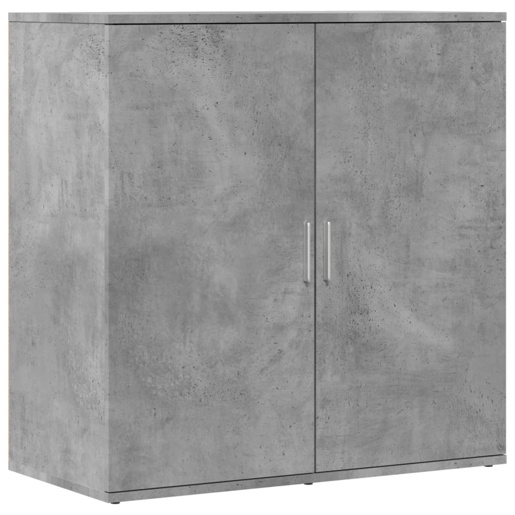 Dressoir 79x38x80 cm bewerkt hout betongrijs is nu te koop bij PeponiXL, paradijselijk wonen!