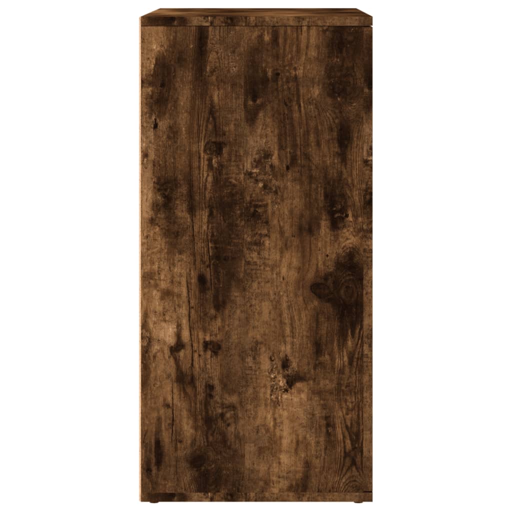 Dressoir 79x38x80 cm bewerkt hout gerookt eikenkleurig is nu te koop bij PeponiXL, paradijselijk wonen!